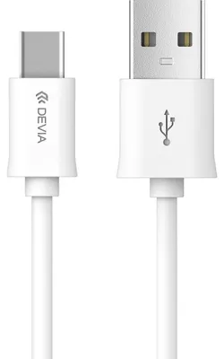 Immagine prodotto di Cavo Devia Kabel Smart Ec082, USB - USB-C, 1,0 metri, 2,1A, bianco