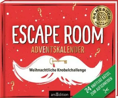 Produktbild von Escape Room Adventskalender. Weihnachtliche Knobelchallenge