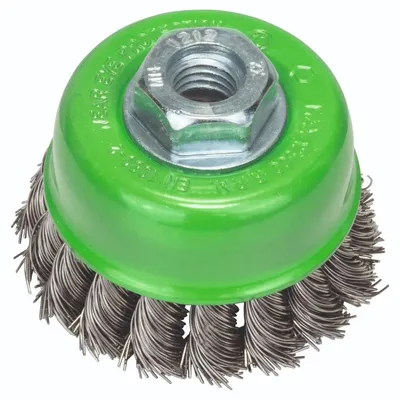 Produktbild von Bosch 2 609 256 504, Topfbürste, Edelstahl, 7,5 cm, Jede Marke, M14, 0,5 mm
