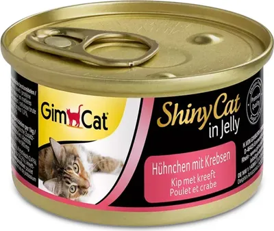 Immagine prodotto di Gimpet ShinyCat pollo con gamberi 70g
