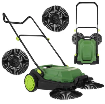 Produktbild von Gardlov 27465 Handkehrmaschine 24 l, 3 Bürsten, 68 cm