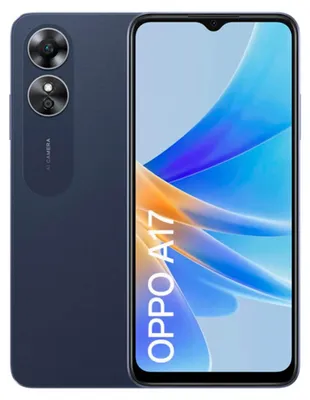 Produktbild von OPPO A17, 16,7 cm (6.56"), 4 GB, 64 GB, 50 MP, Android 12, Schwarz