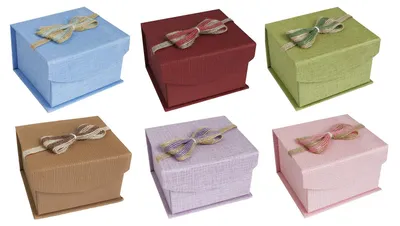 Geschenkboxen Set 24 Stück, Karton, 9x7,7x5,5 cm