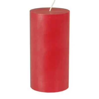 Produktbild von Papstar Stumpenkerze Ø 70 mm 150 mm rot aus 100% Stearin, durchgefärbt, 12 x 1 Stück