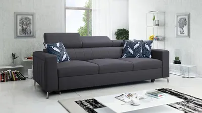 Produktbild von Elegantes und Funktionelles Berta Sofa mit Schlaffunktion - ideal für Ihr Wohnzimmer Sawana96