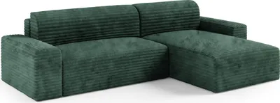 Produktbild von KEF Ecksofa Ohio – L-Form – 300x70x185 cm – Mit Schlaffunktion – Liegefläche 140x240 cm – Universell Rechtsseitig oder Linksseitig - Tillia 39