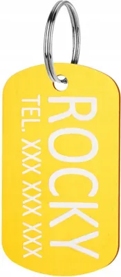 Obrázok produktu pre Tag ID pre kufor, taška, batoh, batožina, kufor, gravírované
