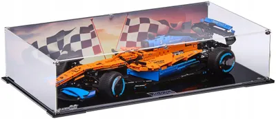 Image de Vitrine noire pour LEGO® Technic 42141 McLaren Formula 1, avec fond imprimé