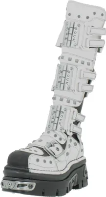 Produktbild von NEW ROCK HIGH BOOT METALLIC M800 C2 HIGH Weiß