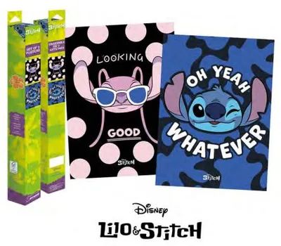 Image de Lilo & Stitch – Stitch et Angel – Ensemble de 2 affiches, 52 x 38 cm