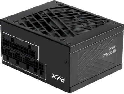 Produktbild von XPG PYMCORE 850w SFX GOLD Netzteil, 850 W, 100 - 240 V, 50/60 Hz, 10 A, 20 A, 70,8 A