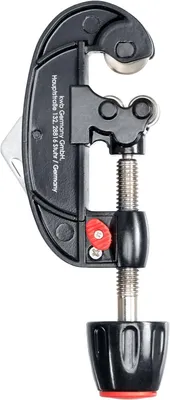 Produktbild von kwb Rohrabschneider für Kupferrohre, Ø 3-28 mm, mit Schnelllösefunktion und Entgrater, Rohrschneider für Kupfer, Messing, Aluminium und Kunststoff