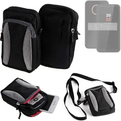 Produktbild von K-S-Trade Holster Schutz Hülle kompatibel mit Volla Phone X23 Handy Hülle Gürteltasche Umhängetasche mit Zusatzfach schwarz