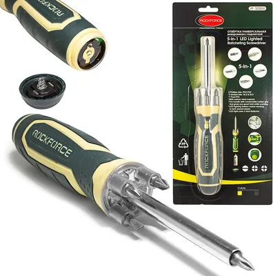 Produktbild von Schraubendreher universal mit Licht LED 5 in 1
