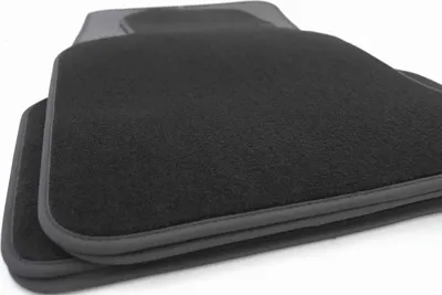 Produktbild von Fußmatten passend für BMW 5er E34 Limousine / Touring Automatten Velours 4-teilig schwarz