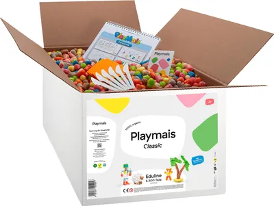 Immagine prodotto di PlayMais 160042 EDULINE Mais da modellare grande, più di 6300 pezzi compresi gli accessori, colorato (1 set)