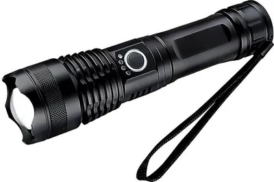 Produktbild von Solight Wiederaufladbare LED-Taschenlampe, 1000lm, Fokus, 2800mAh Li-Ion, USB, Geschenkpackung