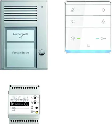 Produktbild von TCS AG TCS TASTA:pack Audio AP f.1 PSC2310-0000 Wohneinheit m.Außenstation PAK