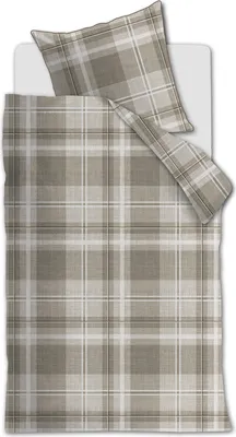 Produktbild von Rivièra Maison | Bettwäsche Set | Tartan Check | Sand | 135x200