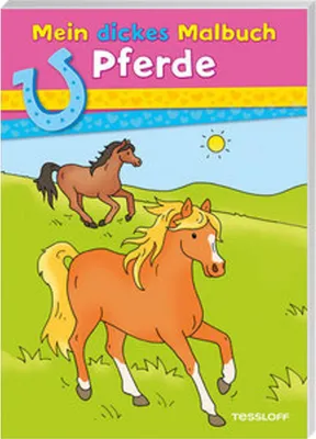 Produktbild von Das große Malbuch. Pferde
