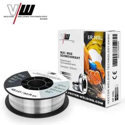 Obrázok produktu pre VECTOR WELDING MIG MAG zvárací drôt Zvitok drôtu z nerezovej ocele ER308L Ø 0,8 mm 5 kg D200 - S200 zvitok