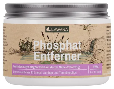 Produktbild von Lawana Phosphat Entferner, 500 g - Verhindert Algenplagen wirksam durch Nährstoffentzug