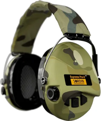 Produktbild von Sordin Supreme Pro-X LED Gehörschutz - aktiver Jagd-Gehörschützer,Gel-Kissen,Camo-Band, Camo Kapseln, Jagd, Sport