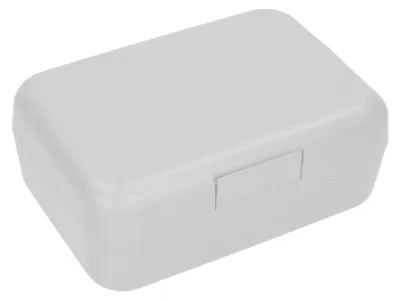 Image de Boîte à provisions "Foodbox" - Boîte à lunch avec coins arrondis et couvercle sans rainures - sans BPA et fabriquée en Allemagne - Blanc