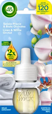 Produktbild von Air Wick Elektrisch Nachfüller Frische Wäsche & Weiße Orchidee