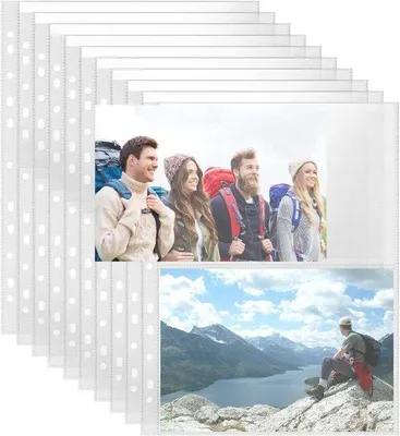 Produktbild von A4-Fotoalbum - Dokumente organisieren - Transparenz - 151 x 212 cm - doppelseitig