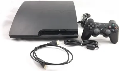 Obrázek produktu pro Konzole Sony PlayStation 3 Slim 250 GB černá PS3 + originální ovladač