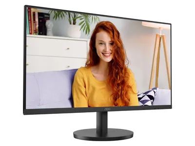 Produktbild von AOC U27B3A - LED-Monitor - 68.6 cm (27") - 3840 x 2160 4K UHD (2160p) @ 60 Hz - IPS - 350 cd/m² - 1000:1 - HDR10 - 4 ms - 2xHDMI, DisplayPort - Lautsprecher - Schwarz