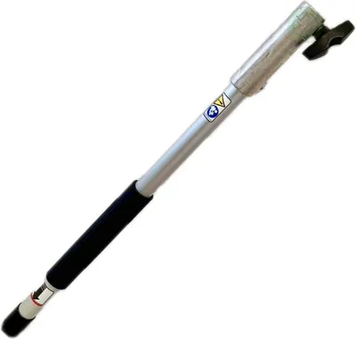 A close-up studio shot of a STIHL Kombisystem extension shaft.