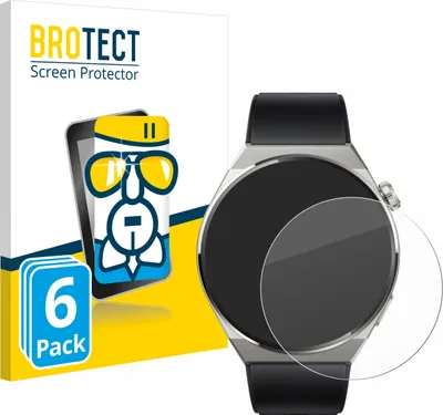 Produktbild von 6x BROTECT Schutzglas für Huawei Watch GT 3 Pro Titanium (46mm) Schutzfolie Panzer Folie Glas Display Schutz klar
