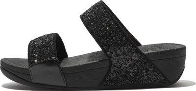 Produktbild von FitFlop Damen Lulu Glitzer Slides Sommersandalen - Leicht & Bequem mit Natürlich
