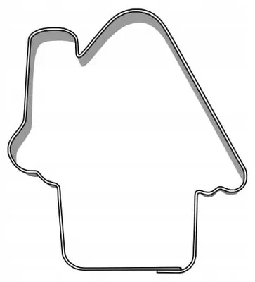 Produktbild von EkoForemki Plätzchenausstecher Haus 7 cm Weihnachten