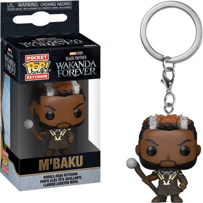 Produktbild von Tasche POP Schlüsselanhänger Marvel Black Panther Wakanda für immer M Baku