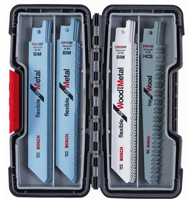 Productafbeelding van Bosch SSB ToughBox set zaagbladen voor reciprozaag, , voor hout/metaal, 20-delig, artikelnummer 2607010902