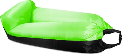 Zdjęcie produktu dla Aga LAZY BAG kanapa na powietrze 230x70 cm Czarny/Zielony