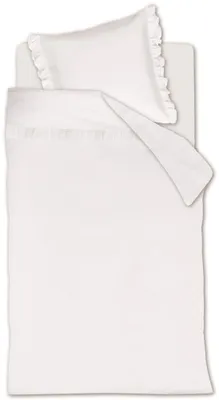 Produktbild von Rivièra Maison Bettwäsche Calmness_White_DE_UV_135x200 135 x 200 cm + 1x 80 x 80 cm 1 Bettbezug, 1 Kissenbezug