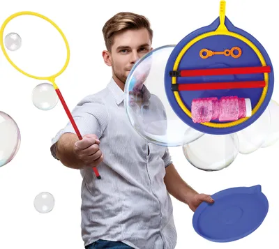 Produktbild von Karnevalsseifenblasen Spielzeug Set Spaß Blasentrichter Kreative Blasenwelt Party Zubehör Erwachsene Unterhaltung, Farbe: Mehrfarbig