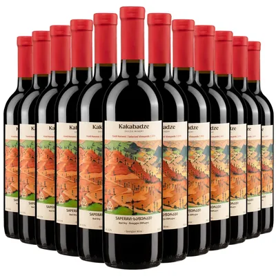 Produktbild von Shilda Kakabadze Saperavi Rotwein Trocken (12 x 0.75L)