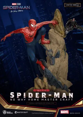 Produktbild von Spider-Man: No Way Home Master Craft Statue Friendly Neighborhood Spider-Man 36 cm
