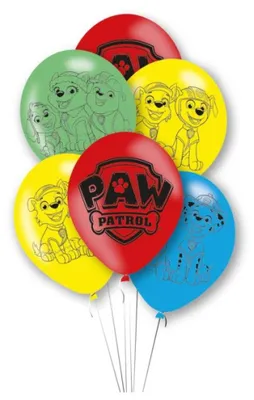Immagine prodotto di Paw Patrol 6 palloncini colorati