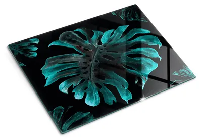 Imagen del producto de Tabla de cortar de vidrio - 40x30 cm - Tabla para la cocina - Vidrio templado - Protector para encimeras - Tabla para servir - Resistente al calor - Superficie lisa