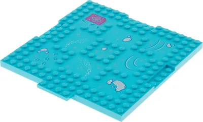 Produktbild von 1x Lego Bau Platte modifiziert 16x16 hell azur blau 10736 6173128 15623pb005