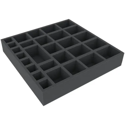 Obrázek produktu pro Pěnová vložka 285 × 285 × 51 mm s 28 přihrádkami na stolní hry