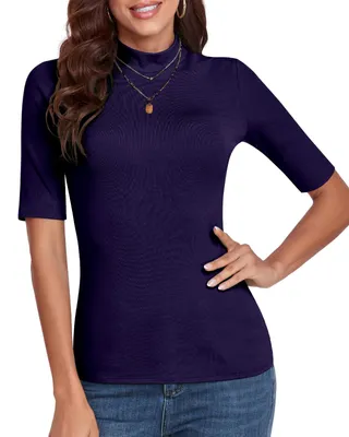 Imagen del producto de Camiseta de manga larga para mujer con cuello en V