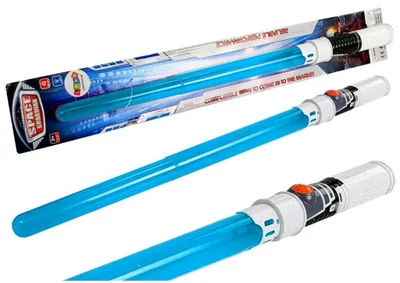 Produktbild von Galactic Hero Space Lichtschwert klingt blau 68 cm