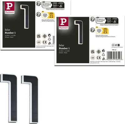 Produktbild von Paulmann Bundle Solar LED Hausnummernleuchte Nummer 11